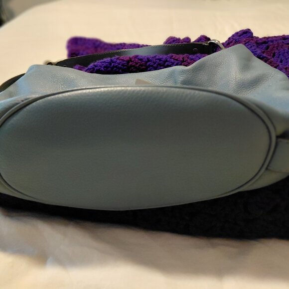 Michael Kors Blue Leather Shoulder Bag - Picture 5 of 10